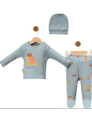 Σετ Νεογέννητο 3Τμχ 0-3 Μηνών Μέντα